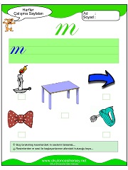 M Sesi Çalışma Sayfaları